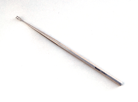 Sq Hndl Hook,2-prng,blnt,2.2mm