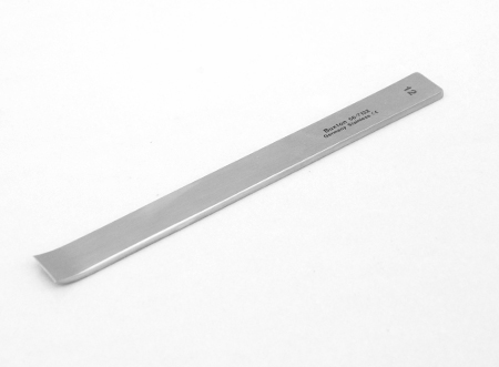 Lambotte Osteotome, 125mm, curved tip, 12 mm wide