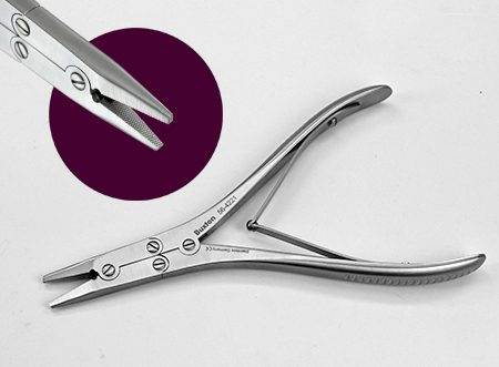 Wire Forceps, 180 mm, 2 mm jaws