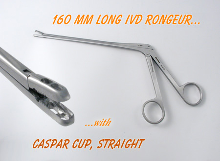 Caspar IVD Rongeur,str,160x2mm