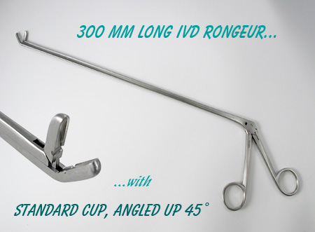 Std IVD Rongeur,up 45°300x5mm
